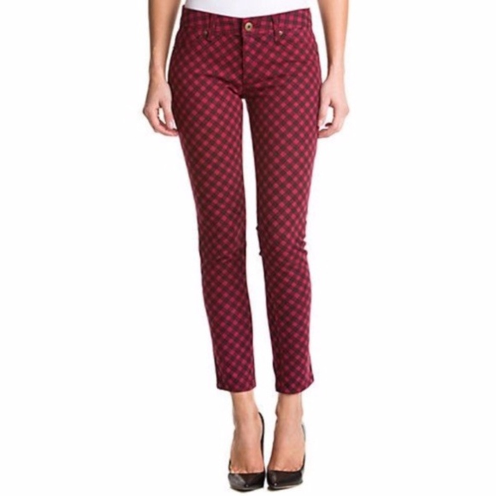 DL1961 Hipster Emma Bedford Plaid Legging Jeans 👖